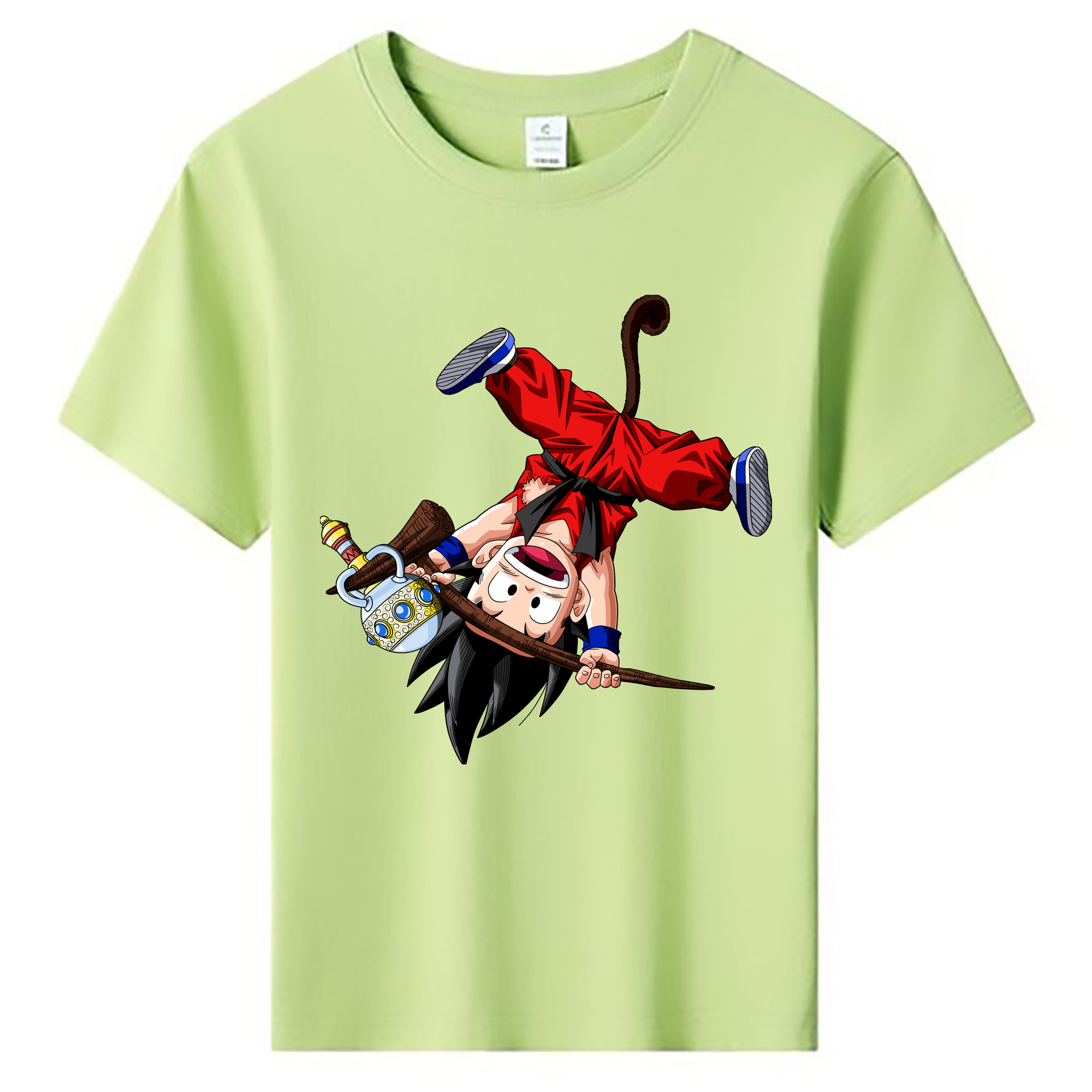 （画像用） ドラゴンボール 孫悟空（そん ごくう）Son Goku カカロット DRAGON BALL Kakarotto 綿100％キッズTシャツ（フロントプリント）